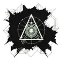 Nautical map tattoo design idea