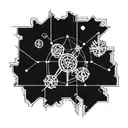 Nautical map tattoo design idea