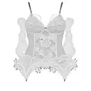 lace lingerie with a delicate garter tattoo design idea