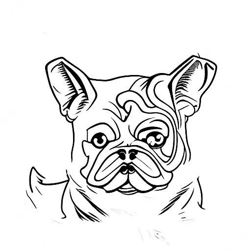 dog horse cat tattoo design idea