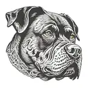 Rottweiler tattoo design idea