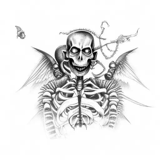 beetlejuice tattoo design idea