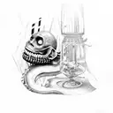 beetlejuice tattoo design idea