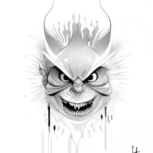 cry now laugh later tattoo design idea