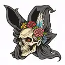 Anxiety tattoo design idea