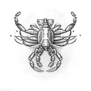 lobster tattoo design idea