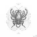 lobster tattoo design idea