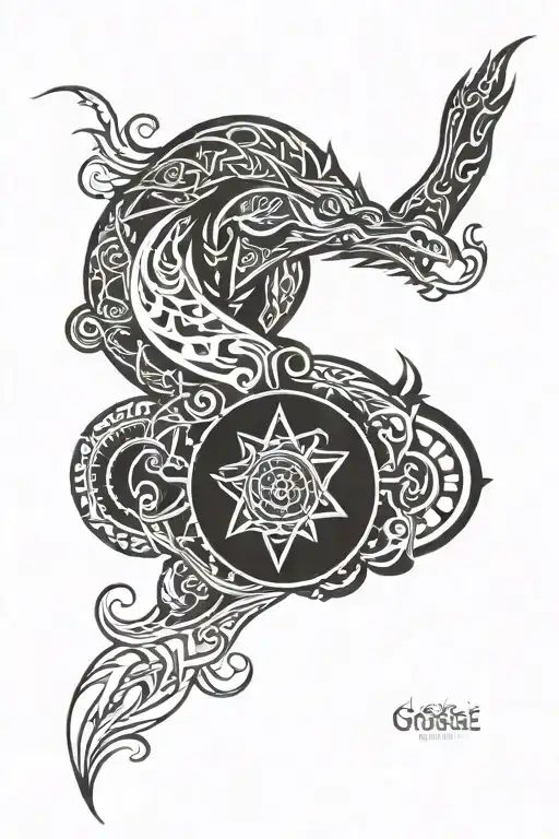 norse mythology sleeve tattoo tattoo design idea