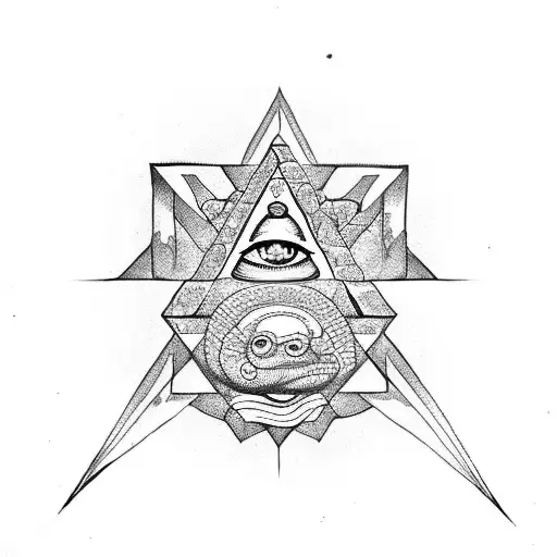 All-seeing eye pyramid symbol Stock Vector Image & Art - Alamy