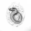 letter G tattoo design idea