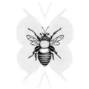 Bee beyonce inspired tattoo design idea