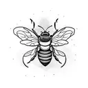 Bee beyonce inspired tattoo design idea