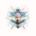 Seraphim angel tattoo design idea