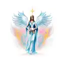 Seraphim angel tattoo design idea