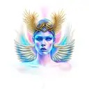 Seraphim angel tattoo design idea