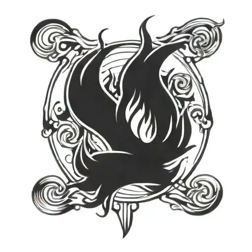 Fire ring around the wirst tattoo Fire go up the sleev tattoo design idea