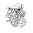  car engine dissected  tattoo design idea