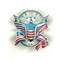 americana tattoo design idea