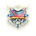 americana tattoo design idea
