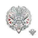 aztec Polynesian Hawaiian tribal tatto tattoo design idea