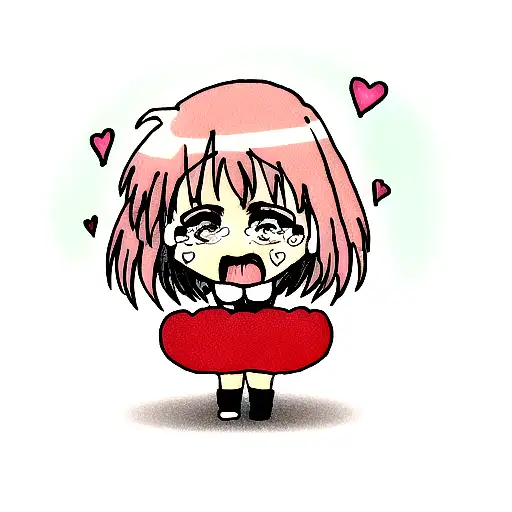 Crying Heart tattoo design idea