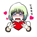 Crying Heart tattoo design idea