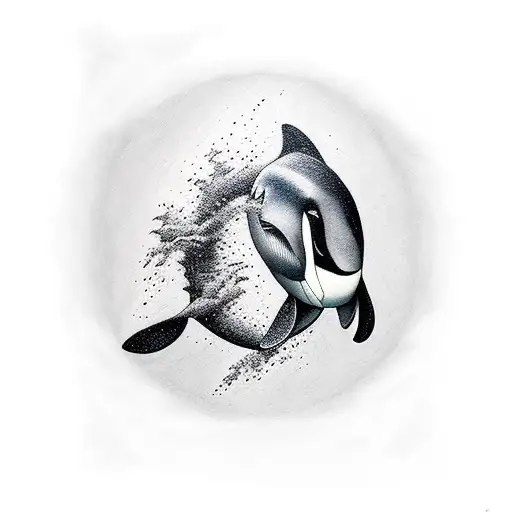Orca  tattoo design idea