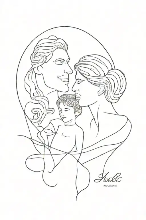 name of parents ashok babli  tattoo design idea