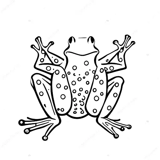 frog in a box tattoo design idea
