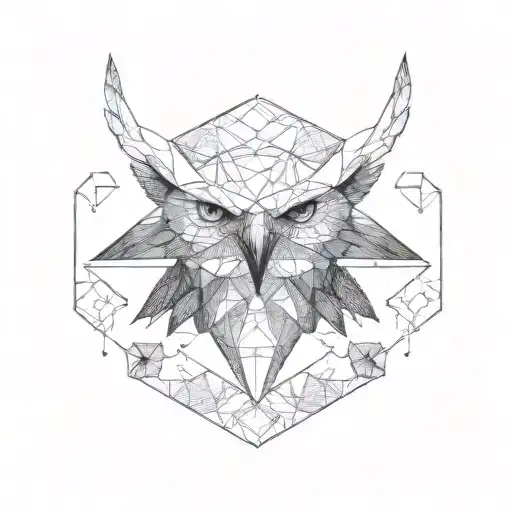 sigma male mix with eagle tattoo design idea