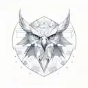 sigma male mix with eagle tattoo design idea