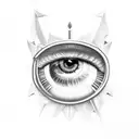 Eye of Ra tattoo design idea