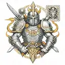 full armor of God  tattoo design idea