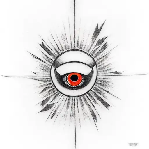The word blessed vertivally and a small coss at the bottom. Sasuke's sharingan eye in the blade of a kunai and ravens fl tattoo design idea
