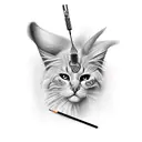 shemale stripper  tattoo design idea