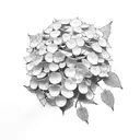  19 hydrangea tattoo design idea