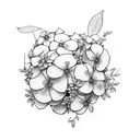  19 hydrangea tattoo design idea