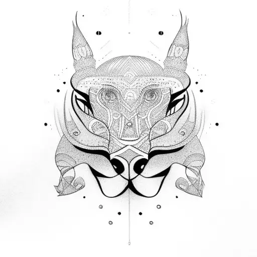 Peruvian animals tattoo design idea