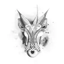 Peruvian animals tattoo design idea