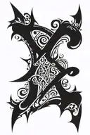 gothic letters tattoo design idea