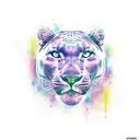 Panther tattoo design idea