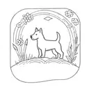 Little tattoo that reminds me of when my westie and I play outside together. Flowers, grass, and sunshine. No dog in it tattoo design idea