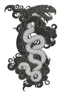 hydra entangled tattoo design idea