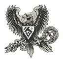 Prison wire, HSV flag, German eagle, 1967, Puma tattoo design idea