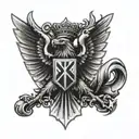 Prison wire, HSV flag, German eagle, 1967, Puma tattoo design idea