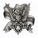 Prison wire, HSV flag, German eagle, 1967, Puma tattoo design idea