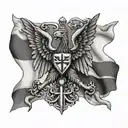 Prison wire, HSV flag, German eagle, 1967, Puma tattoo design idea