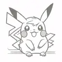 pikachu tattoo design idea