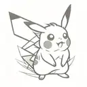 pikachu tattoo design idea