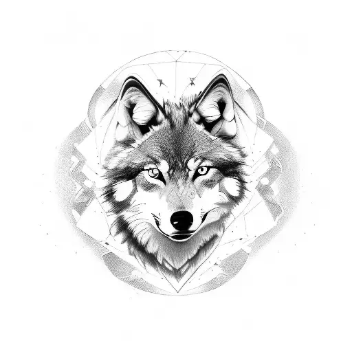 Ulfhwdinn, valkyria and wolves tattoo design idea